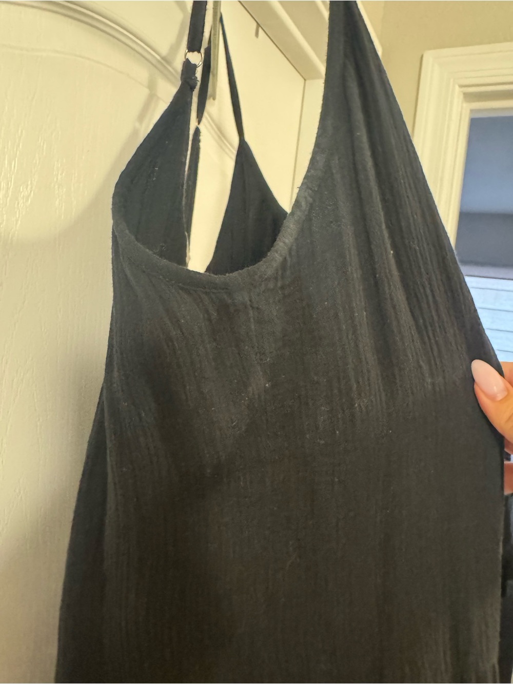 Mikoh Black Tiered Spaghetti-Strap Midi Dress - Picture 6 of 10